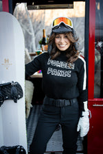 Load image into Gallery viewer, &#39;Powder Panic&#39; Intarsia Mock Neck
