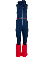 Load image into Gallery viewer, Mogul Diva Jumpsuit, Navy/Red
