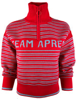 Load image into Gallery viewer, &quot;Team Après &quot; Merino Wool Quarter Zip Sweater
