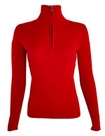 Load image into Gallery viewer, TEAM PLAYER Red Quarter Zip
